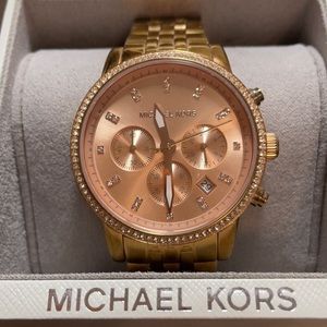 Michael Kors rose gold watch